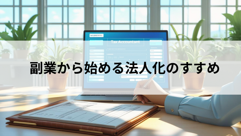 副業から始める法人化のすすめ!成功のカギとは?